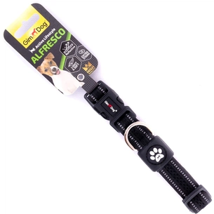 Нашийник для тварин GimDog Alfresco неопрен 28-40 см/20 мм чорний (8009632059433) зображення 1