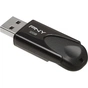 USB флеш накопичувач PNY flash 32GB Attache4 Black USB 2.0 (FD32GATT4-EF) - зменшене зображення 3