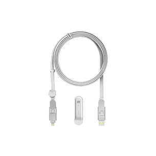 Дата кабель 6in1 inCharge XL 2.0m white Rolling Square (XLM02R) зображення 1