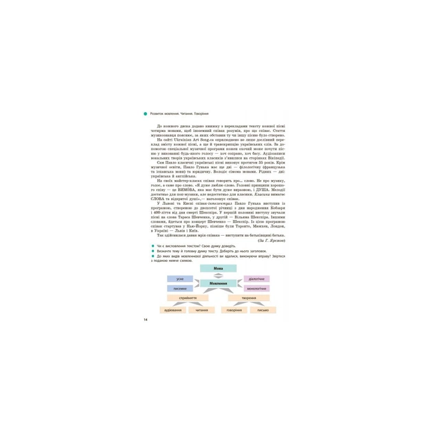 Підручник Українська мова. 9 клас для ЗНЗ - О.П. Глазова Ранок (9786170933768) - зображення 10