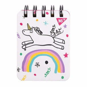 Блокнот Yes А7/100 лін. дв. спір. Sketch animal. Unicorn (681823) зображення 1