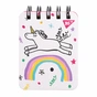 Блокнот Yes А7/100 лін. дв. спір. Sketch animal. Unicorn (681823) - зменшене зображення 1