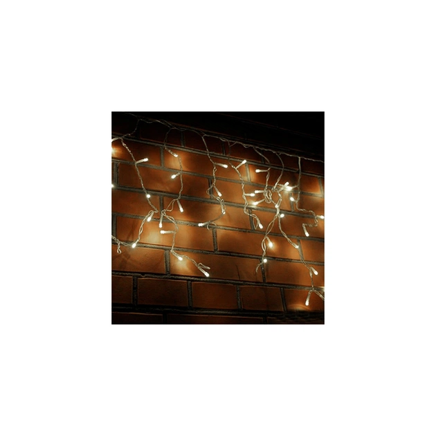 Гирлянда Voltronic Бахрома White Hot 96 LED, 5х0,4м, 8 режимів (RH-02-96/5/0,4/24WH) - изображение 1