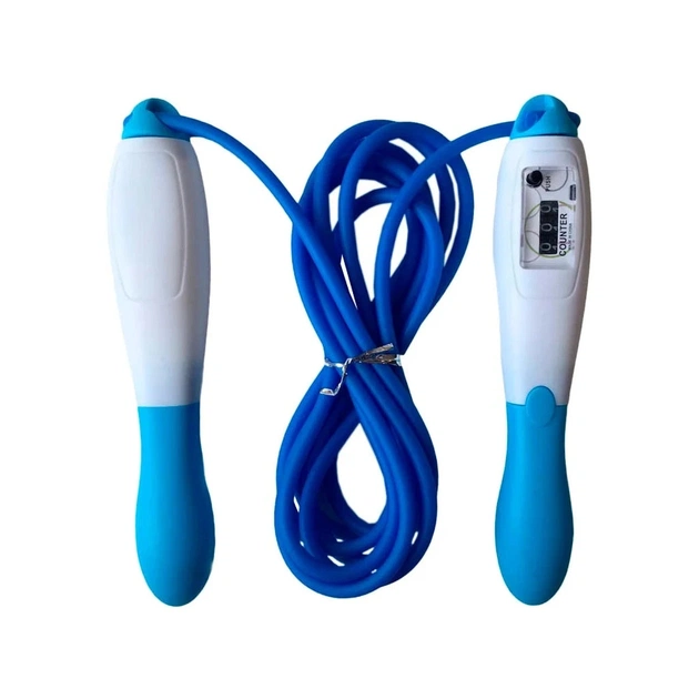 Скакалка X-TREME з лічильником довжина 260 см синя (116825) - picture 2