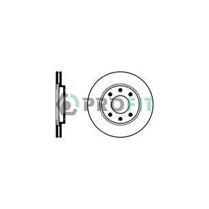 Гальмівний диск Profit 5010-0214 зображення 1