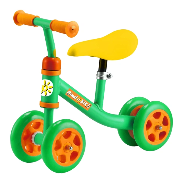 Біговел Bimbo Bike зелено-помаранчевий 14.5" (77804-IS) - изображение 1