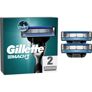 Змінні касети Gillette Mach3 2 шт. (3014260251970) изображение 1