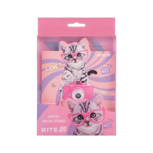 Підставка для книг Kite Studio Pets, металева (SP25-392) - picture 3