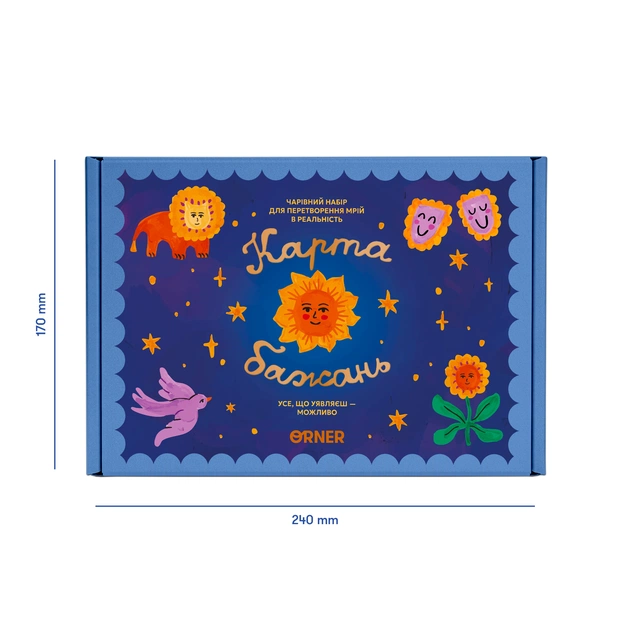 Набір для створення карти бажань Orner Перетворюй мрії в реальність (orner-3545) - зображення 2