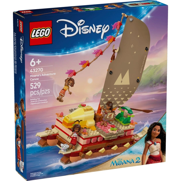 Конструктор LEGO Disney Princess Пригодницьке каное Ваяни (43270) - зображення 1