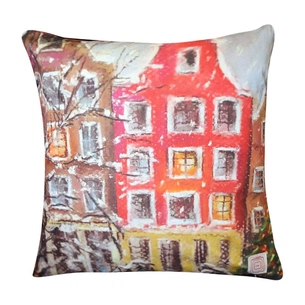 Наволочка Прованс декоративна Зимове місто Н-11 45х45см (11617) зображення 1
