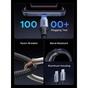 Дата кабель USB-C to USB-C 1.0m 240W 480Mbps braided black Ugreen (85973) - уменьшенное изображение 5