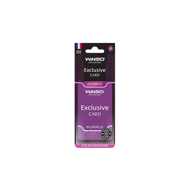 Ароматизатор для автомобиля WINSO Card Exclusive Purple (533150) - изображение 1