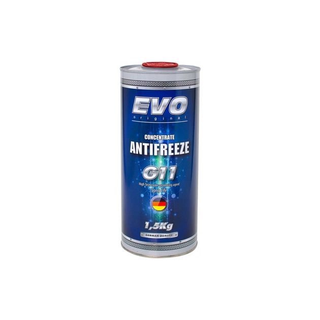 Антифриз EVO G11 Concentrate (Blue) 1,5kg (G11BLUE1.5KGx6) - изображение 1