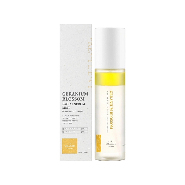 Сироватка для обличчя Village 11 Factory Fresh Dewy Geranium Blossom Facial Serum Mist 100 мл (8809663756000) - picture 2