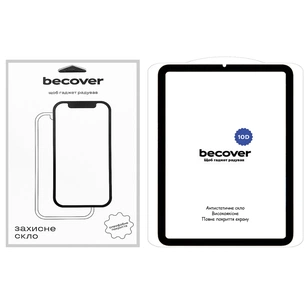Скло захисне BeCover 10D Apple iPad Mini 7 2024 Black (712272) зображення 1