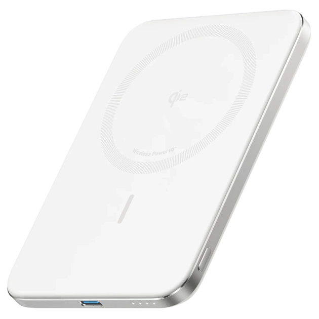 Універсальна мобільна батарея Anker Nano MagGo Slim 5000mAh 20W White (A1665H21) - зображення 1