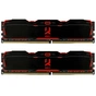 Модуль пам'яті для комп'ютера DDR4 16GB (2x8GB) 3200 MHz Iridium X Black Goodram (IR-X3200D464L16S/16G) - зменшене зображення 1