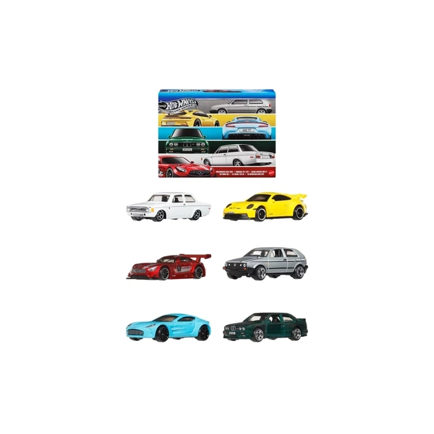 Автотрек Hot Wheels Набір автомоделей Silver series Дорогами Європи (JLB25) - зображення 1
