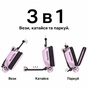 Самокат iSporter Travel 2в1 с чемоданом розовый (K3_Pink) - уменьшенное изображение 3