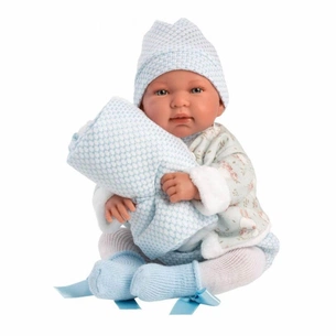 Пупс Llorens що плаче Tino con toquilla, 44 см (84437) зображення 1