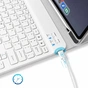 Чохол до планшета BeCover Wireless Keyboard Apple iPad Pro 11" M5 2025 Gray (715985) - зменшене зображення 4