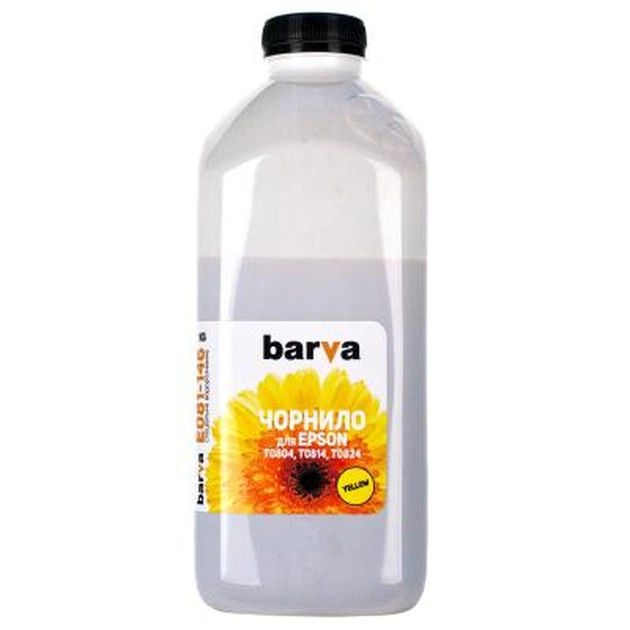 Чорнило Barva EPSON T0814 YELLOW 1кг (E081-146) - зображення 1