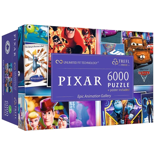 Пазл Trefl UFT Pixar Галерея эпической анимации, 6000 элементов (5900511810387) - изображение 1