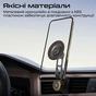 Автотримач для смартфона магнітний Promate Bridgemount Black - зменшене зображення 5