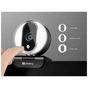 Веб-камера Sandberg Streamer Webcam Pro Full HD Autofocus Ring Light Black (134-12) - зменшене зображення 4