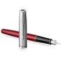 Ручка пір'яна Parker SONNET 17 Essentials Metal Red Lacquer CT  FP F (83 611) - зменшене зображення 3
