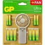 Батарейка Gp AA * 12 + AAA * 12 Ultra Alcaline + fan (4891199233982) - зменшене зображення 1