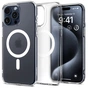 Чохол до мобільного телефона Spigen iPhone 15 Pro Max Ultra Hybrid MagFit Frost Clear (ACS06580) - зменшене зображення 8