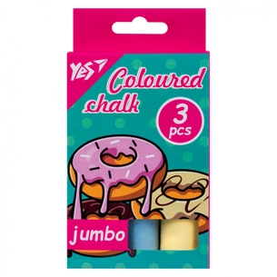 Крейда Yes кольорова Sweet Cream 3 шт JUMBO (400493) зображення 1