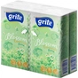 Серветки косметичні Grite Blossom Camomile & Lime 3 шари 10 шт х 4 пачки (4770023349085) - зменшене зображення 1