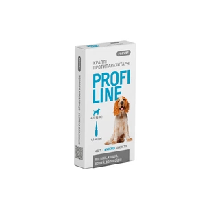 Краплі для тварин ProVET Profiline інсектоакарицид для собак 4-10 кг 4/1 мл (4823082431045) изображение 1