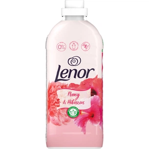 Кондиціонер для білизни Lenor Півонія та гібіскус 1200 мл (8006540889640) зображення 1