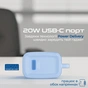 Універсальна мобільна батарея Promate Nanopack-5 5000mAh 20W Blue - уменьшенное изображение 3