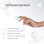 Навушники Piko TWS-HalfMoon White (1283126583391) - зменшене зображення 2