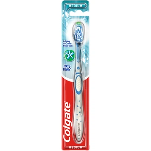 Зубна щітка Colgate Max White відбілююча середньої жорсткості (8714789417066) зображення 1