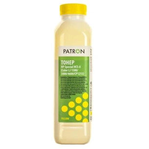 Тонер HP CLJ 1500/3000/4600/CP1215) YELLOW 250г Patron (HCS-A-Y-250) зображення 1