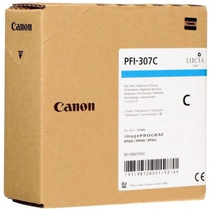 Картридж Canon PFI-307C cyan (330ml) (9812B001) зображення 1