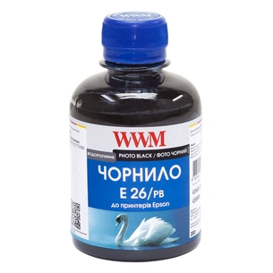 Чорнило WWM EPSON XP-600/XP-605/XP-7005 (Photo Black) (E26/PB) зображення 1