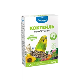 Корм для птахів Природа Лугові трави 500 г (картон) (4823082413416) изображение 1