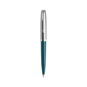Ручка кулькова Parker PARKER 51 Teal Blue CT BP (55 332) изображение 1