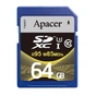 Карта пам'яті Apacer 64GB SDHC UHS-I 95/85 U3 Class10 (AP64GSDXC10U4-R) - зменшене зображення 1