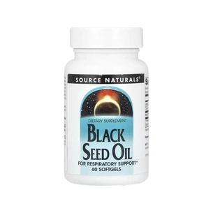 Трави Source Naturals Олія чорного кмину, Black Seed Oil, 60 гелевих капсул (SNS-02756) зображення 1