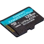 Карта пам'яті Kingston 128GB microSDXC сlass 10 UHS-I U3 V30 A2 Canvas Go Plus G4 (SDCG4/128GBSP) - зменшене зображення 2