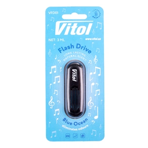Ароматизатор для автомобіля VITOL Flash Drive Blue Ocean (VFD01) picture 1