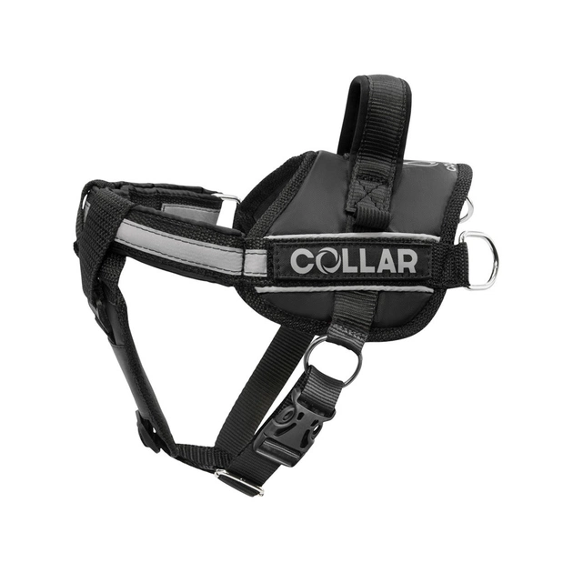 Шлей для собак Dog Extreme Police N1 35-45 см черная (07041) - изображение 1